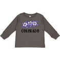 thumbnail image 3 of Inktastic Colorado Columbine Flowers Boys or Girls Long Sleeve Toddler T-Shirt, 3 of 5