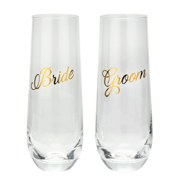 Stemless Champagne Flutes 9898