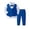 ZA-Blue, variant on Qopobobo Boy Suit Set Toddler Boy Suit Toddler Boy Clothes Suit Gentleman Wedding Outfits Kids Formal Dress Shirt Bowtie Long Suspender Pants Overalls Light Blue,12-18 Months