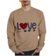 thumbnail image 1 of Sudaderas sin capucha para hombre, estilo casual, a la moda, con cuello redondo, estampado, de manga larga, blusas de manga larga y cuello redondo, blusas de poliéster para hombre, 1 of 3