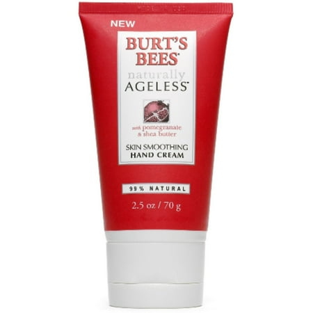 Burt's Bees Naturally Ageless Skin Smoothing Hand Cream, Pomegranate & Shea Butter 2.50 oz