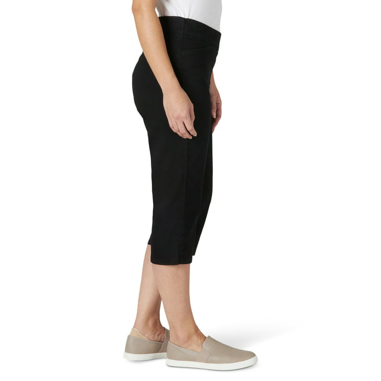 Chic Women's Classic Collection Easy-Fit Elastic Waist Pull-On Capri Pant