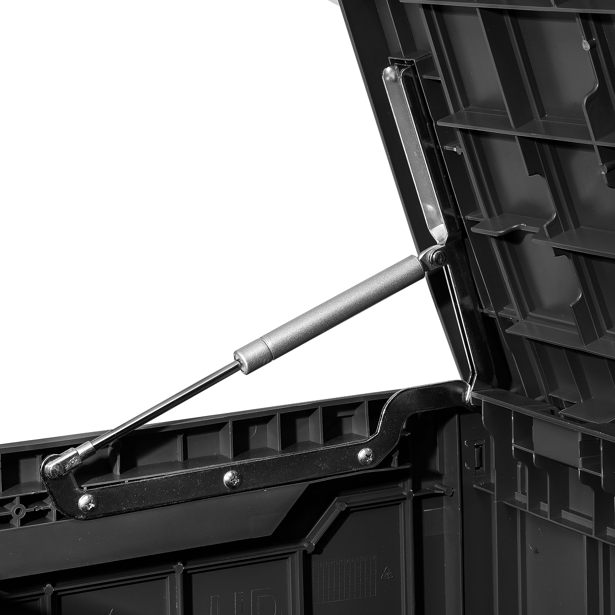 Uforic 80 Gallon Outdoor Resin Deck Box, Lockable Storage Bos for Patio & Garden, Waterproof,Black