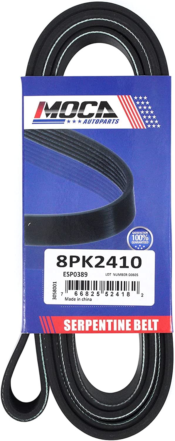 MOCA AUTOPARTS 8PK2410 Serpentine Belt fit 20102021 for Lexus Gx460 4