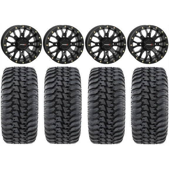 System 3 ST-3 Black 14" Wheels 32" Regulator Tires Polaris RZR XP 1000 / PRO XP / Ranger XP 900/1000