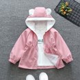thumbnail image 1 of RXIRUCGD Children's Clothing Children's Spring Coats Small And Medium-sized Children's Spring Coats( Pink, Size:110 2 Years ), 1 of 4
