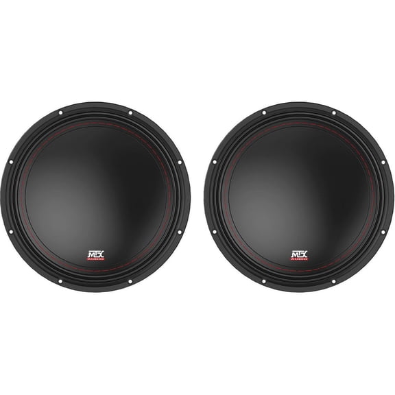 MTX 3510-04 (2) 10" 1000W Peak 4-Ohm SVC Car Audio Subwoofers 1000W Power Pair Black