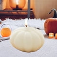 thumbnail image 6 of BiFandian Halloween Pumpkin Candles, Halloween Pumpkin Spice Candle Decoration Indoor Outdoor, Holiday Candle Gifts for Home Outside Yard Lawn Garden Party, 6 of 7