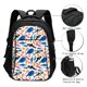 thumbnail image 3 of Easygdp Cute Sea Animals Mochila para Laptop de Viaje con Puerto USB, Mochila para Laptop con Puerto de Carga USB para Mujeres y Hombres, 3 of 7