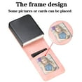 thumbnail image 4 of Wallet Case for Samsung Galaxy Z Flip 3 5G with Credit Card Holder, Premium PU Leather Phone Cover Shockproof Protective Case for Samsung Galaxy Z Flip 3 Business Style,
Pink, 4 of 8
