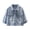 A Blue, variant on Toddler Boys Girls Soft Denim Jacket With Bead Decor Pockets, Kids Long Sleeve Solid Casual Jean Coat,Blue