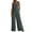 Gray, variant on UVEASISHA Casual Sleeveless Jumpsuits for Women Spaghetti Strap Shorts Rompers Summer Loose Loungewear with Pockets Army Green S