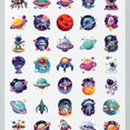 thumbnail image 4 of 35pcs-50pcs Kids Stickers Astronaut Decals Alien Graffiti Rocket Stickers Spaceship Stickers for Phone Laptop Guitar, 4 of 9