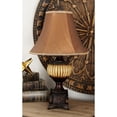 thumbnail image 2 of DecMode Brown Polystone Traditional Table Lamp 30", Set of 2, 2 of 17