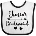 thumbnail image 3 of Inktastic Junior Bridesmaid Wedding Bridal Party Girls Baby Bib, 3 of 4