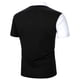 thumbnail image 4 of Camisas De Compresion Manga camisa de primavera Men's y Short Summer Oisure con las camisas de vestir de solapa Patchwork Men (Black, XL), 4 of 7