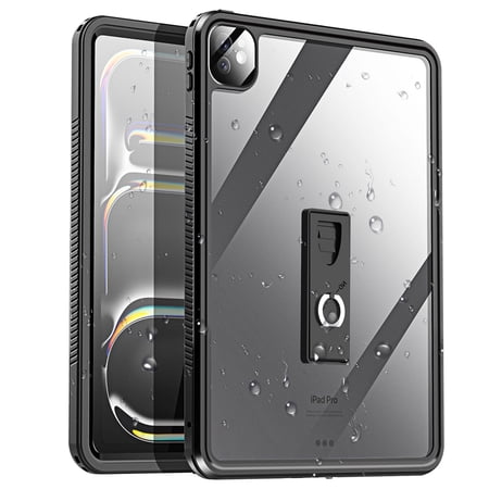 AICase Waterproof Case for iPad Pro 13 inch/iPad Pro 11 inch (M4) 2024 Waterproof Shockproof Cover