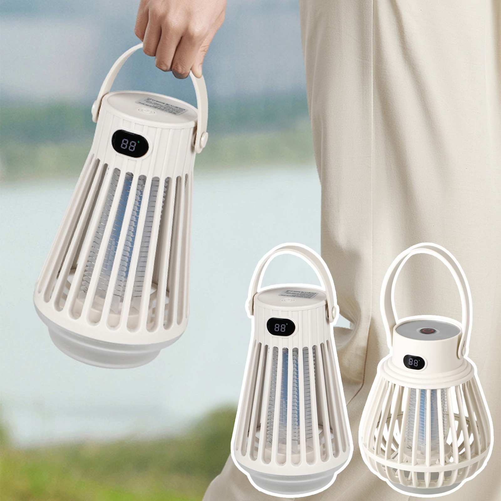 BallsFHK Usb Electric Fly Mosquito Insect LED Light Trap Lamp