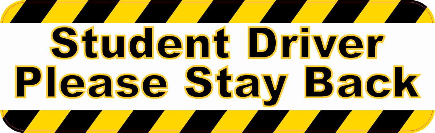 Details about   10in x 3in Use Caution New Driver Vinyl Sticker Car Truck Vehicle Bumper Decal 