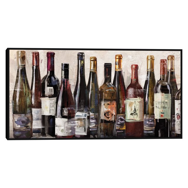 Cuadro Decorativo - Vinología Jr Impresión en canvas, estrechado