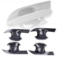 thumbnail image 4 of Embellecedor De Manija De Puerta De Coche, Cubierta De Copa De Cuenco, Decoración De Estilo De Fibra De Carbono, Apto Para 2019-2021, 4 of 7
