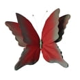 thumbnail image 3 of Exhibición de mariposas artificiales, mural decorativo de papel, accesorios para fotografía, boda Rojo Verde, 3 of 9