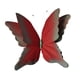 thumbnail image 3 of Mariposa artificial, calcomanía de pared de mariposa, calcomanía de arte de pared DIY, decoración de boda para Rojo Verde, 3 of 9
