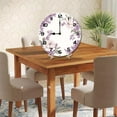 thumbnail image 5 of ZXCXRQFa Clock Rustic Floral Wall Clock Vintage Battery Operated Silent Non Ticking Round Wooden Wall Clocks Decorative for Kitchen Living Room Bedroom Office Garden Outdoor 12 Inch, 5 of 7