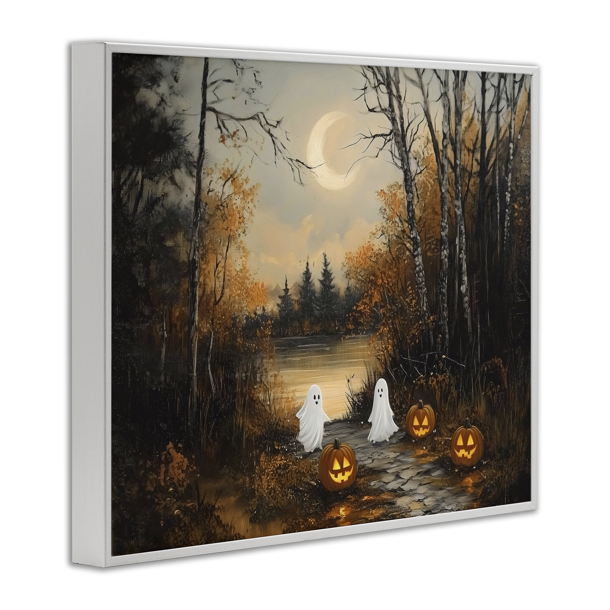 Autumn Ghosts at Lake White Framed Giclee Art, design by Arlington Prints