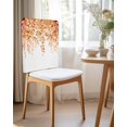 thumbnail image 2 of nqOlkjepod Orange Eucalyptus Leaves Chair Covers Set of 4, Decorative Chair Back Cover, Spring Floral Summer Botanical Dining Room Chair Slipcovers Removable Chair Protectors Covers for Party Banquet, 2 of 7