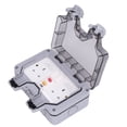 thumbnail image 2 of Tomas de corriente eléctricas de pared, toma de corriente impermeable para exteriores, caja de toma de corriente de pared resistente a la intemperie, toma de corriente impermeable para exteriores de, 2 of 12