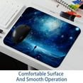 thumbnail image 6 of Galactic Space Printed Square Desk Pad, 8.3x9.8 Inch Non-Slip Rubber Bottom Gaming Mousepad, Desk Mat for Office and Gaming, 6 of 6