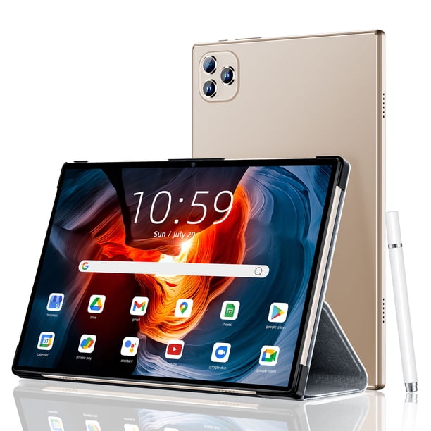 VEAT00L Tablet, 10.1 Pulgadas Android 13 Tablets, 6GB RAM 64GB ROM 128GB Expand, Procesador Octa-Core con WiFi 5G, Pantalla Táctil IPS HD 1280x800, Batería 6000mAh, Bluetooth, Cámara doble, GMS