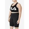 thumbnail image 2 of Fila Women's Plus Treasure Chest Graphic Sports Bra Black Size 3X, 2 of 4