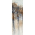 thumbnail image 2 of Charest, Doris 11x24 Black Ornate Wood Framed with Double Matting Museum Art Print Titled - Misty Forest 1, 2 of 4