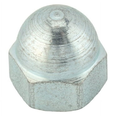 Low Crown Cap Nut, 5/16"-18, Steel, Zinc Plated, 17/32 in H, 25 PK(CPB088)