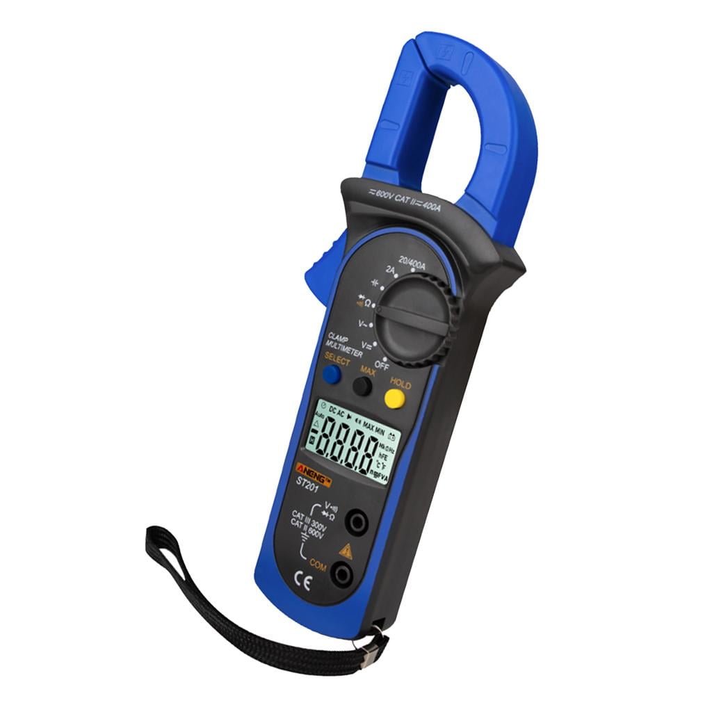 Miulika Professional Digital Clamp Multimeter with Transistor Testing Function , Blue, 206mm