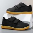 thumbnail image 6 of Yuncity Toddler Kids Sneakers Hook Loop Wide Toe Lightweight Casual Athletic Non- Outdoor Daily Wear Boys Girls Shoes Size 5-5.5 Years Black, 6 of 9