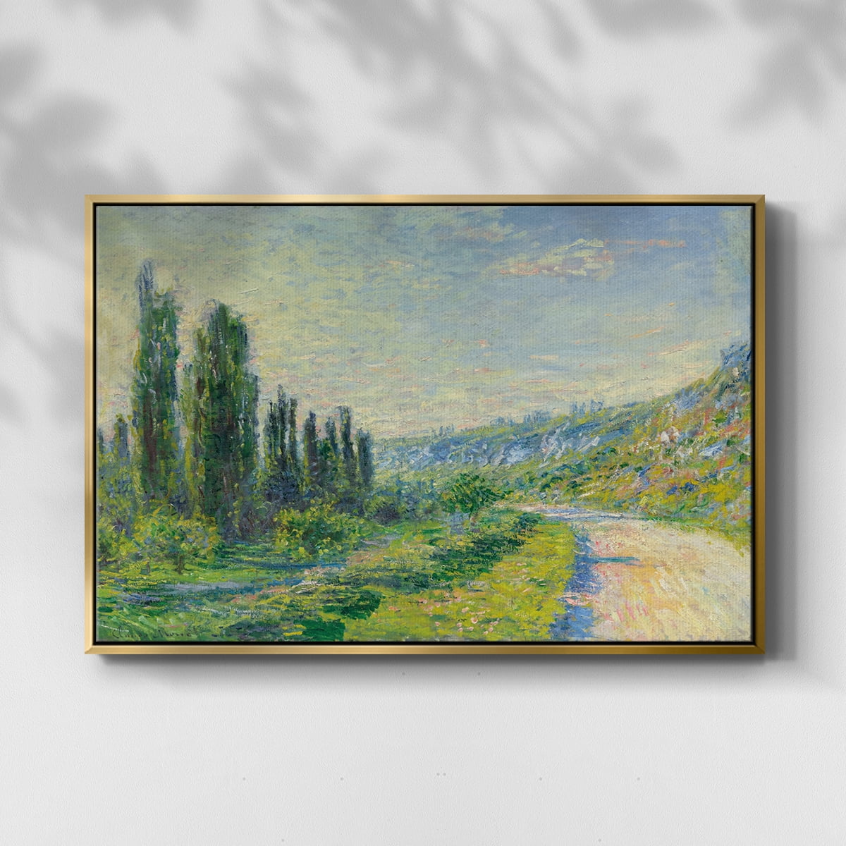 Vintage Landscape-CIV By Wexford Home Framed in Gold Wood Gallery Wrapped Canvas 17 in. x 25 in.