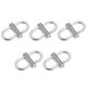 thumbnail image 1 of Ajustable Metal Hebillas, 5uds 23x14mm Cadena Acortador Correa Cierres para Bolso Cadenas Longitud Bricolaje Artesanía Accesorios, Plateado Tono Unique Bargains hebillas, 1 of 7