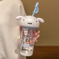 thumbnail image 2 of Crayon Shinxia 2024 taza de agua para niños, taza de paja de escritorio para estudiantes de aspecto alto para niñas, taza de plástico tritan, 2 of 5