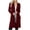 Red, variant on Long Cardigan for Women Summer Lightweight Knit Tops Sun Protection Swimsuit Cover-Up with Pockets Black L