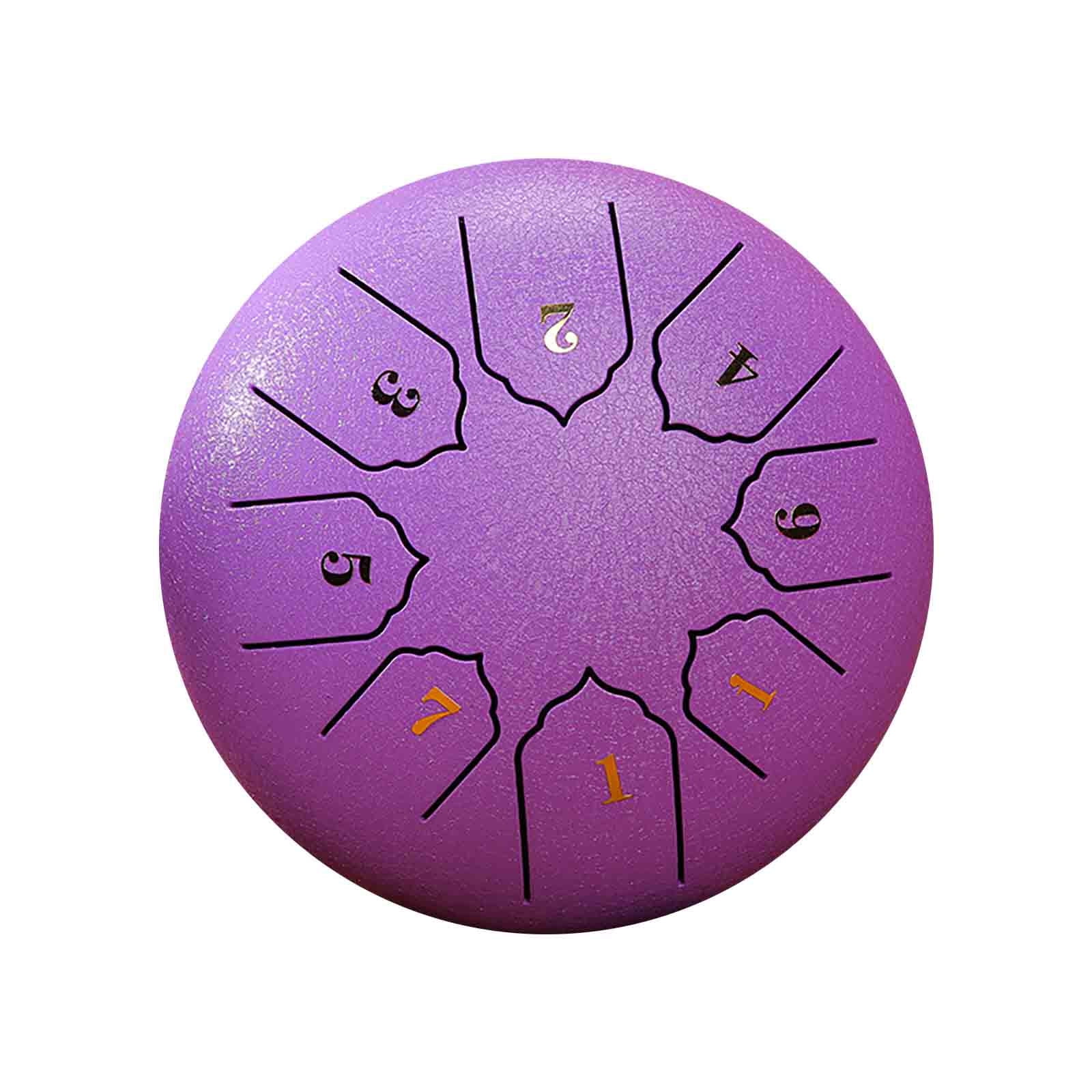 EGYMEN Mini Handpan Drum, 6-Inch Buddha Stones Steel Tongue Drum, Worry Relief Drum, Handpan Drum for Kids and Adults, Educational and Meditation Tool, Zen Gifts