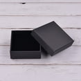 thumbnail image 3 of PENGXIANG 2PCS Jewelry Box Sturdy Metal Comfortable Storage Boxes Solid Color Smooth Waterproof Dustproof Holder Accessory 10x10x3.5cm, 3 of 7