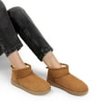 thumbnail image 7 of BURUDANI Women's Slip-on Ankle Winter Snow Boots Color Chestnut, 7 of 7