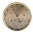 thumbnail image 1 of Barometer Hygrometer, 3 in 1 Dial Type Weather Forecast Station Clear Scale  for Home, 1 of 7