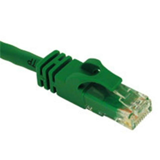 Câble PATCH Sans Accroc 5 Pieds CAT 6 550Mhz Vert