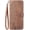 Brown, variant on Zipper Storage Design Wallet Case for Samsung Galaxy A32 4G (Not 5G), Skin Friendly Feel Leather Case with Magnetic Clasp and Muliti-Card Slots Holster for Samsung Galaxy A32 4G,SZY Purple