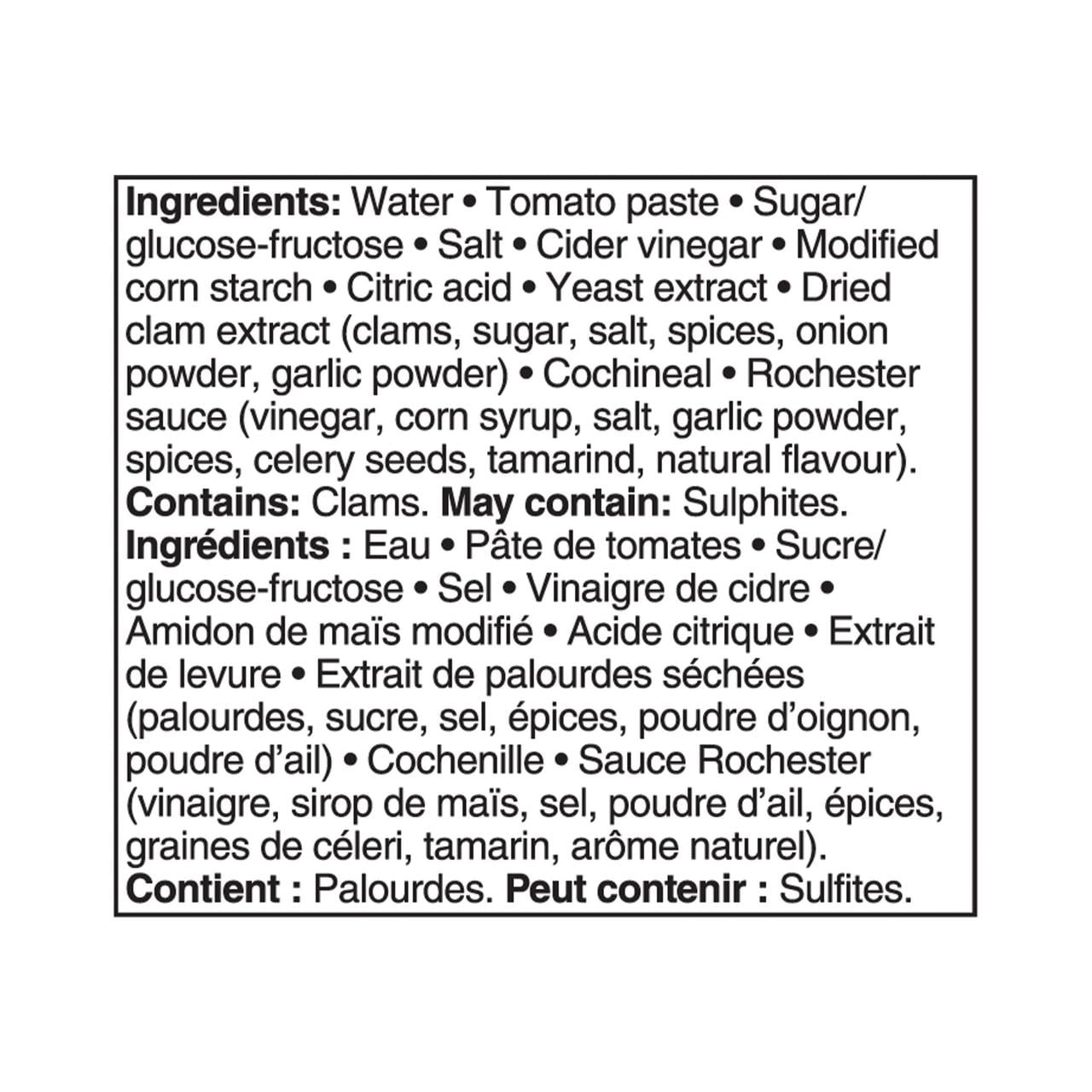 Great Value Original Tomato Clam Cocktail, 1.89  L