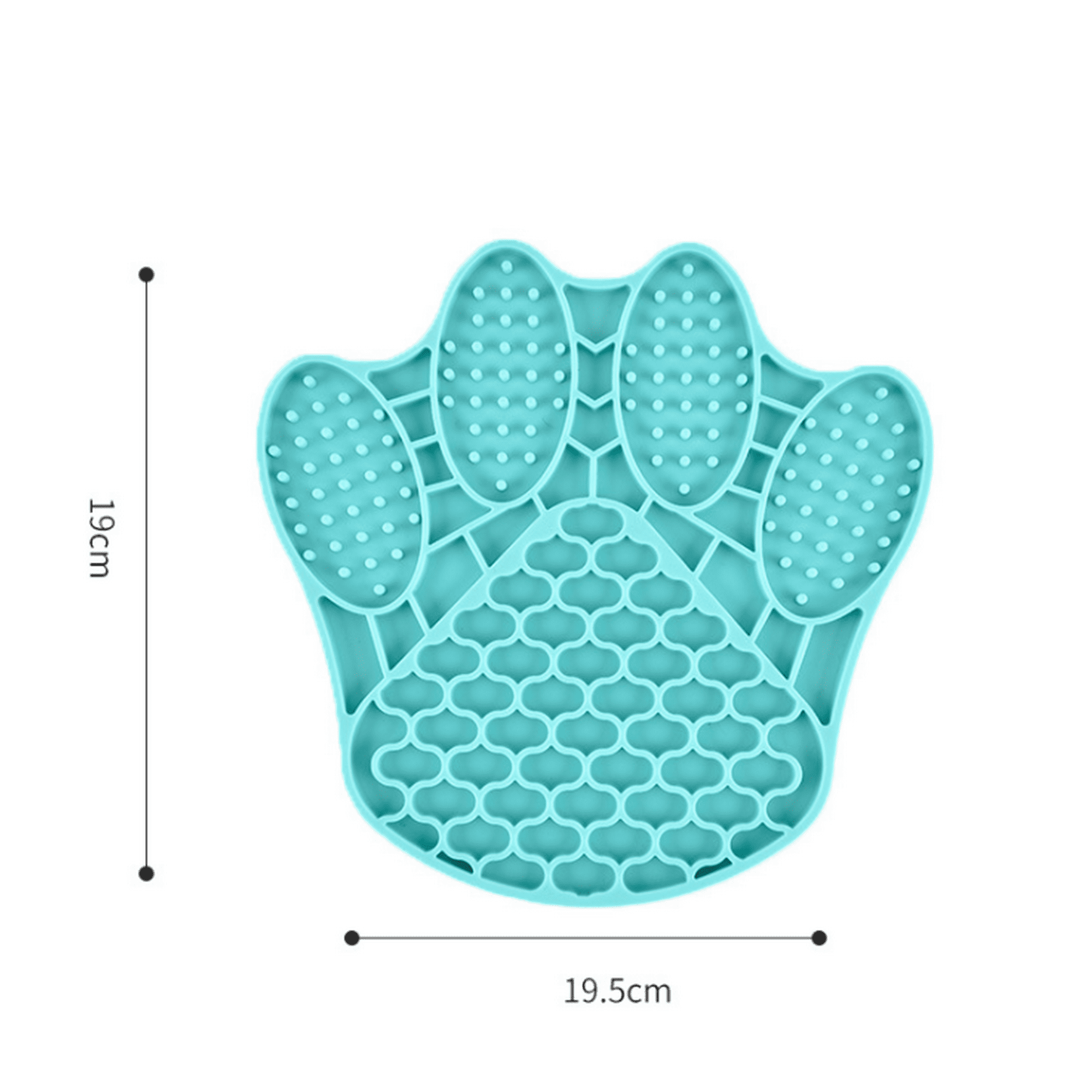 Tapis A Lecher Bol Pour Chat Assiette Pour Animaux De Compagnie Chien Tapis De Nourriture Lente En Silicone Slow Food Assiette Pour Animaux De Compagnie Bol En Forme De Griffe Bleu Walmart Canada